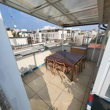 Penthouse With Terraces, Jacuzzi & Garage Apartment *